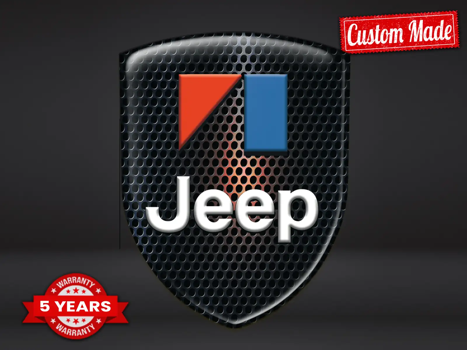Jeep Adesivo Parabrezza Moderno Max Durevole Pro Chic